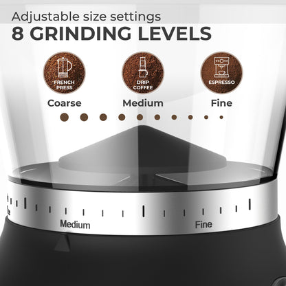 Conical Burr Coffee Grinder, KF8150